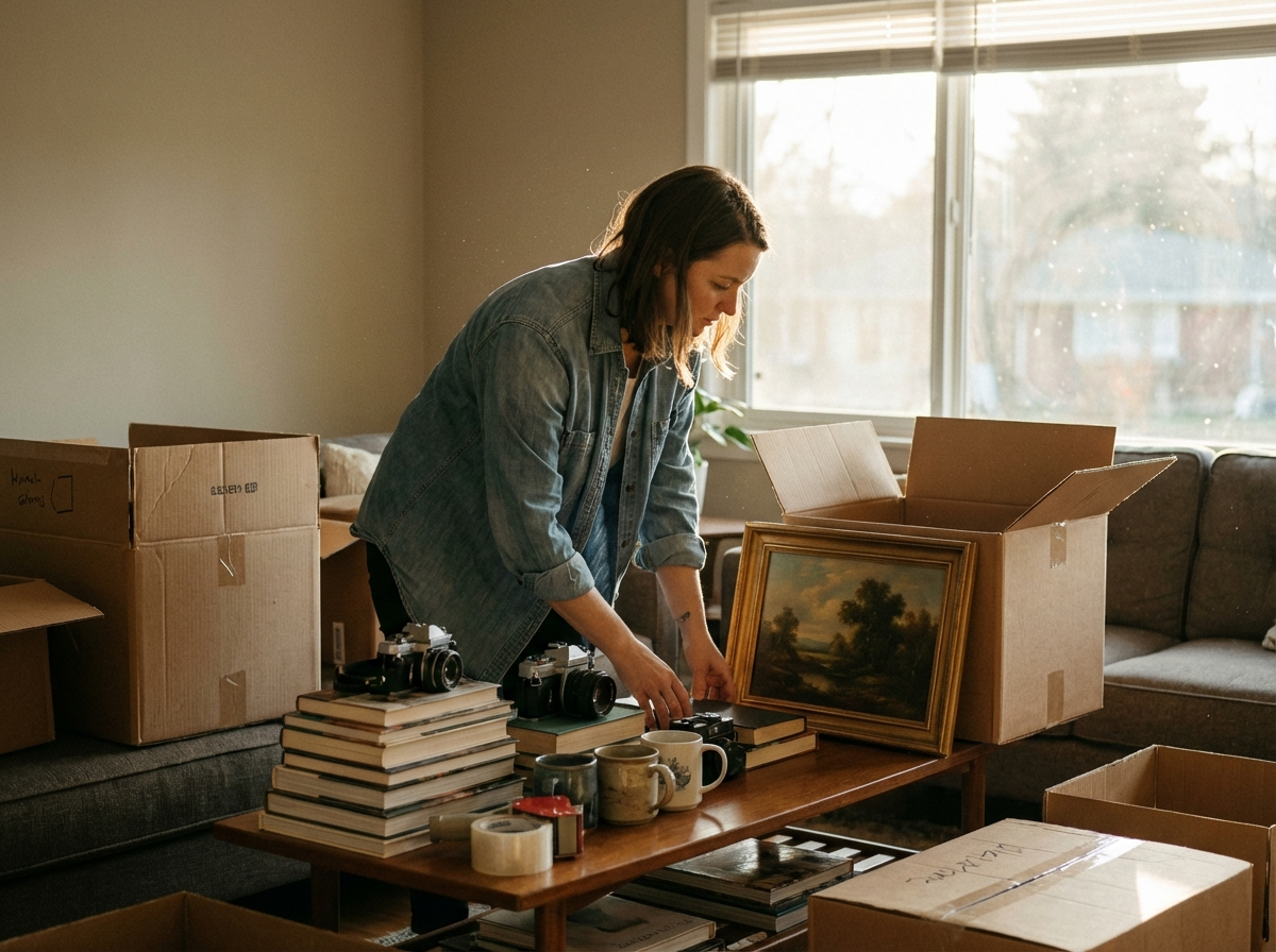 Sorting household items to identify what's valuable